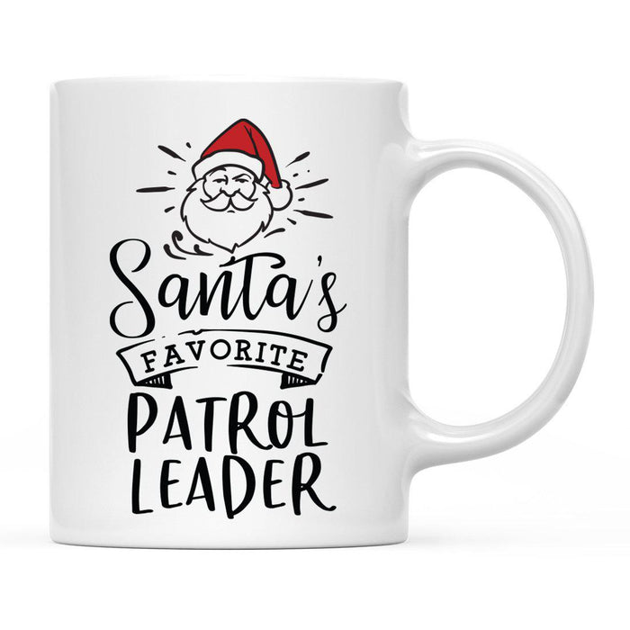 Santa Favorite Mom Dad Ceramic Coffee Mug-Set of 1-Andaz Press-Patrol Leader-