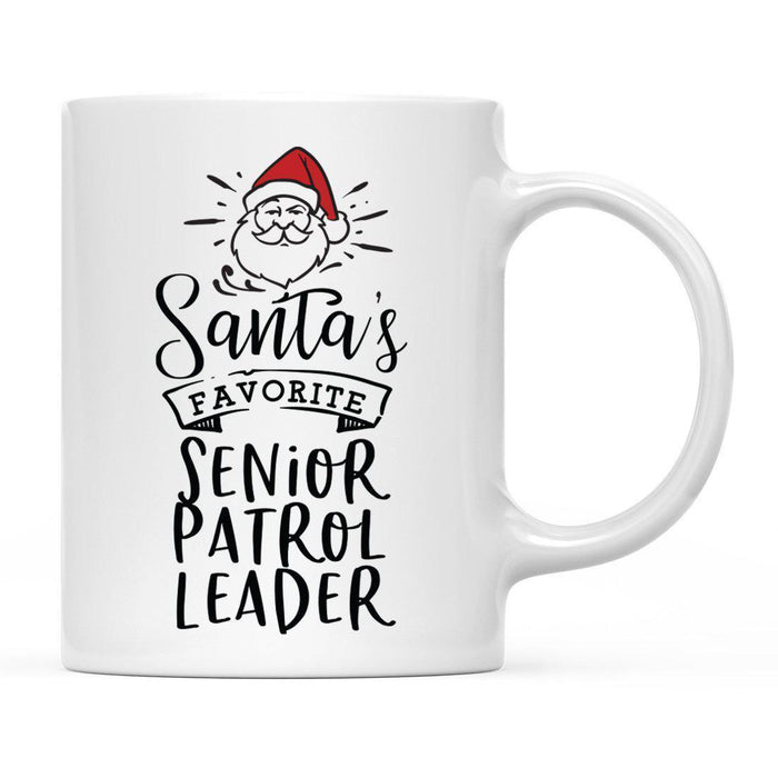Santa Favorite Mom Dad Ceramic Coffee Mug-Set of 1-Andaz Press-Senior Patrol Leader-