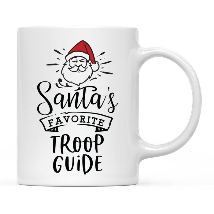 Santa Favorite Mom Dad Ceramic Coffee Mug-Set of 1-Andaz Press-Troop Guide-