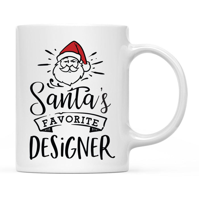 Santa's Favorite Careers Coffee Mug Collection 1-Set of 1-Andaz Press-Accountant-