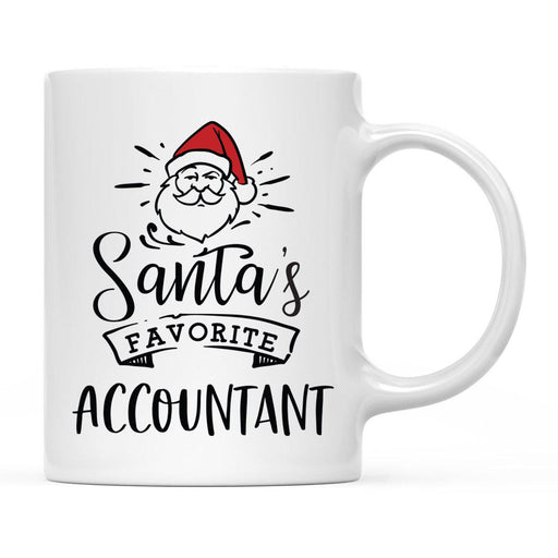 Santa's Favorite Careers Coffee Mug Collection 1-Set of 1-Andaz Press-Accountant-