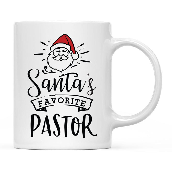 Santa's Favorite Careers Coffee Mug Collection 2-Set of 1-Andaz Press-Pastor-