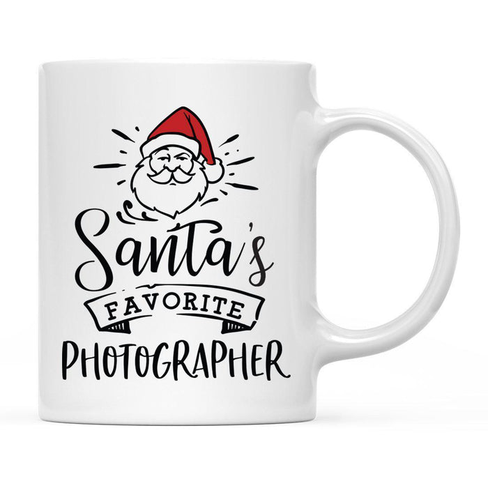 Santa's Favorite Careers Coffee Mug Collection 2-Set of 1-Andaz Press-Photographer-