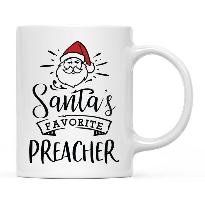 Santa's Favorite Careers Coffee Mug Collection 2-Set of 1-Andaz Press-Preacher-