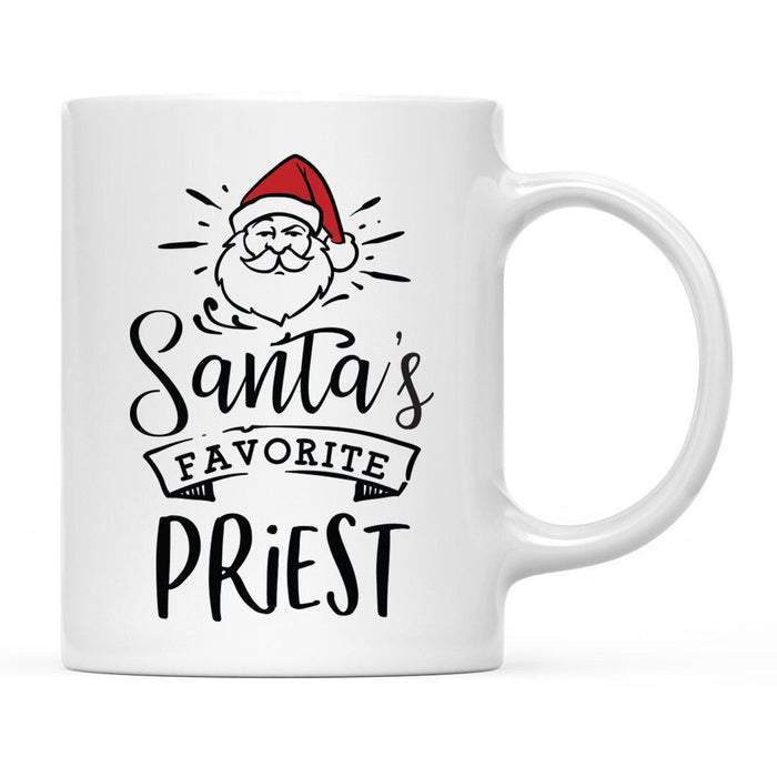 Santa's Favorite Careers Coffee Mug Collection 2-Set of 1-Andaz Press-Priest-