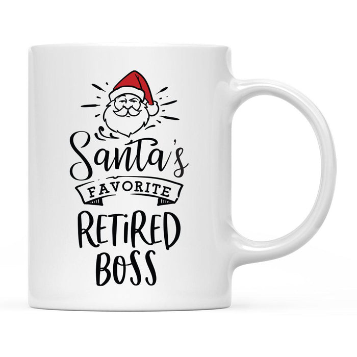 Santa's Favorite Careers Coffee Mug Collection 2-Set of 1-Andaz Press-Retired Bosss-