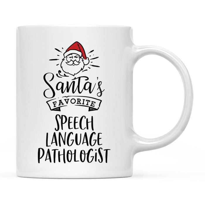 Santa's Favorite Careers Coffee Mug Collection 2-Set of 1-Andaz Press-Speech Language Pathologists-