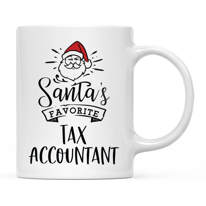 Santa's Favorite Careers Coffee Mug Collection 2-Set of 1-Andaz Press-Tax Accountants-
