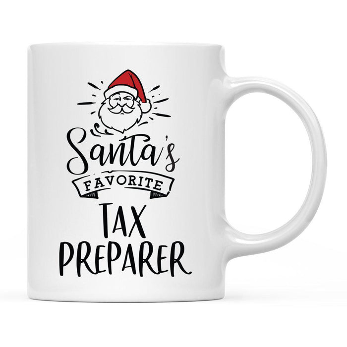 Santa's Favorite Careers Coffee Mug Collection 2-Set of 1-Andaz Press-Tax Preparers-