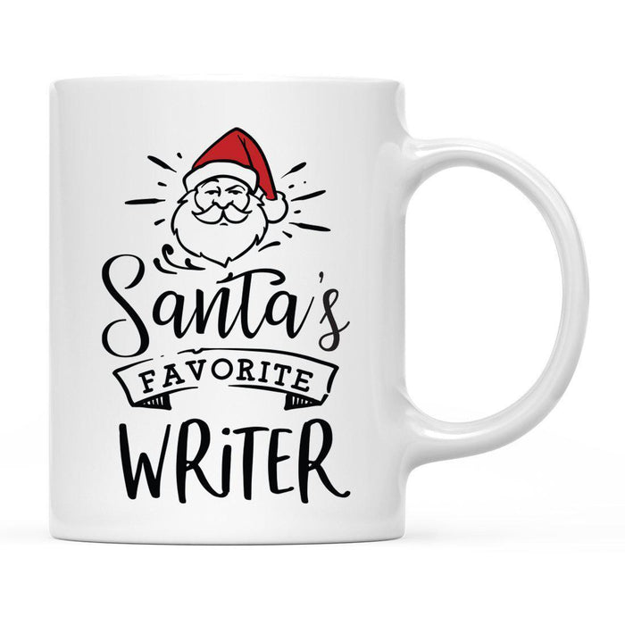 Santa's Favorite Careers Coffee Mug Collection 2-Set of 1-Andaz Press-Writers-