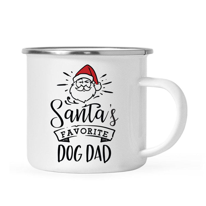 Santa's Favorite Dog Cat Campfire Mug Collection-Set of 1-Andaz Press-Cat Dad-