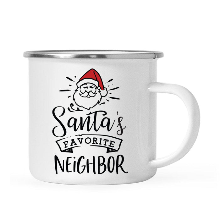 Santa's Favorite Dog Cat Campfire Mug Collection-Set of 1-Andaz Press-Cat Dad-