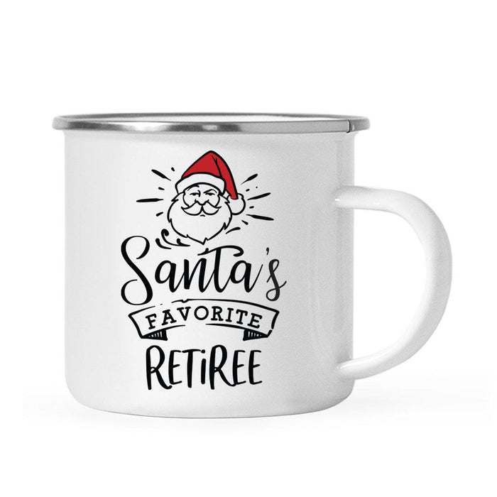 Santa's Favorite Dog Cat Campfire Mug Collection-Set of 1-Andaz Press-Cat Dad-