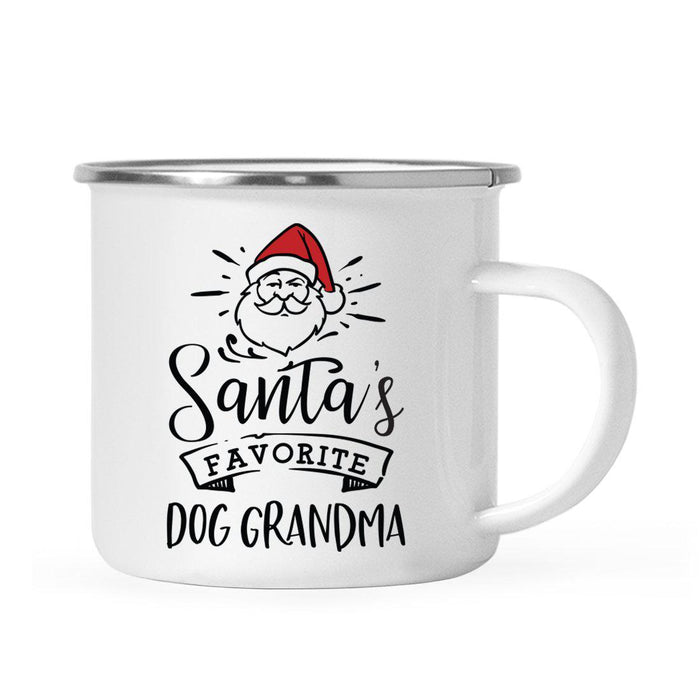Santa's Favorite Dog Cat Campfire Mug Collection-Set of 1-Andaz Press-Dog Grandma-