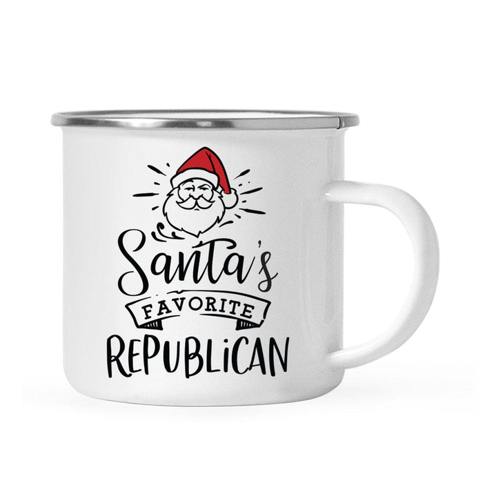 Santa's Favorite Dog Cat Campfire Mug Collection-Set of 1-Andaz Press-Republican-