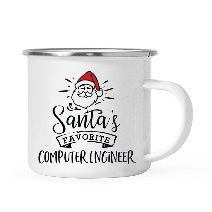 Santa's Favorite Engineer Campfire Mug Collection-Set of 1-Andaz Press-Computer Engineer-