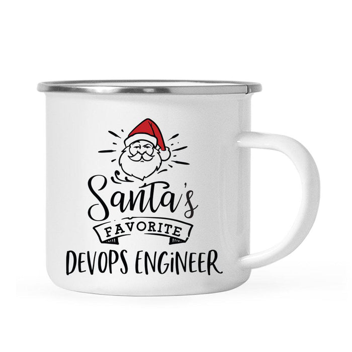 Santa's Favorite Engineer Campfire Mug Collection-Set of 1-Andaz Press-DevOps Engineer-
