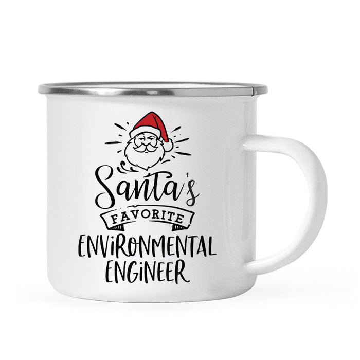 Santa's Favorite Engineer Campfire Mug Collection-Set of 1-Andaz Press-Environmental Engineer-