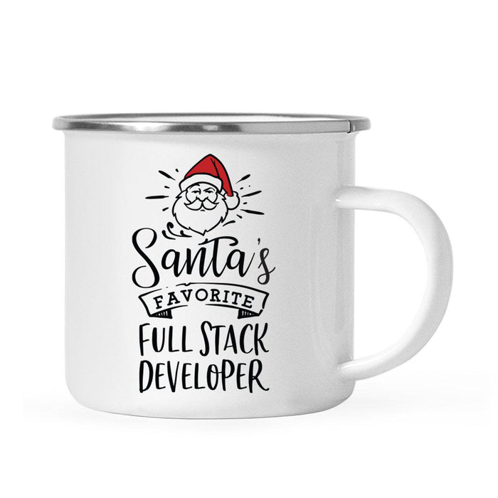 Santa's Favorite Engineer Campfire Mug Collection-Set of 1-Andaz Press-Full Stack Developer-