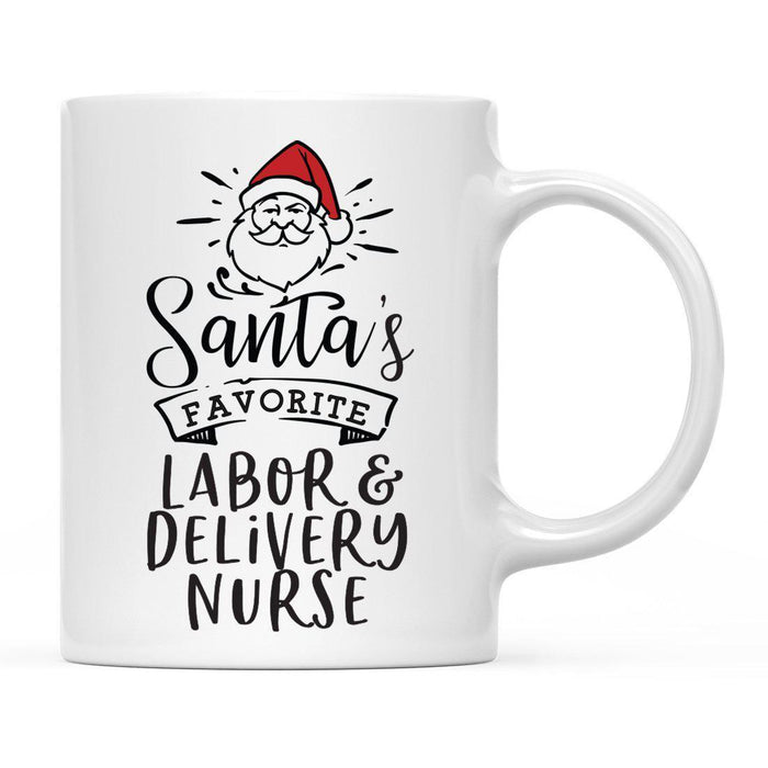 Santa's Favorite Medicine Coffee Mug Collection 1-Set of 1-Andaz Press-Labor & Delivery Nurse-