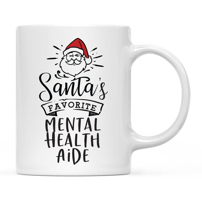 Santa's Favorite Medicine Coffee Mug Collection 2-Set of 1-Andaz Press-Mental Health Aide-