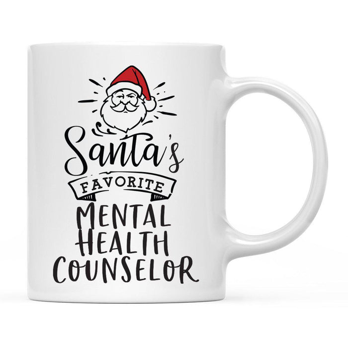 Santa's Favorite Medicine Coffee Mug Collection 2-Set of 1-Andaz Press-Mental Health Counselor-