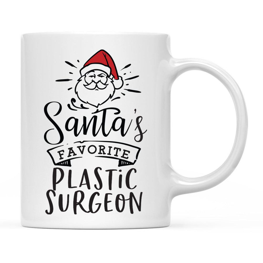 Santa's Favorite Medicine Coffee Mug Collection 2-Set of 1-Andaz Press-Plastic Surgeon-