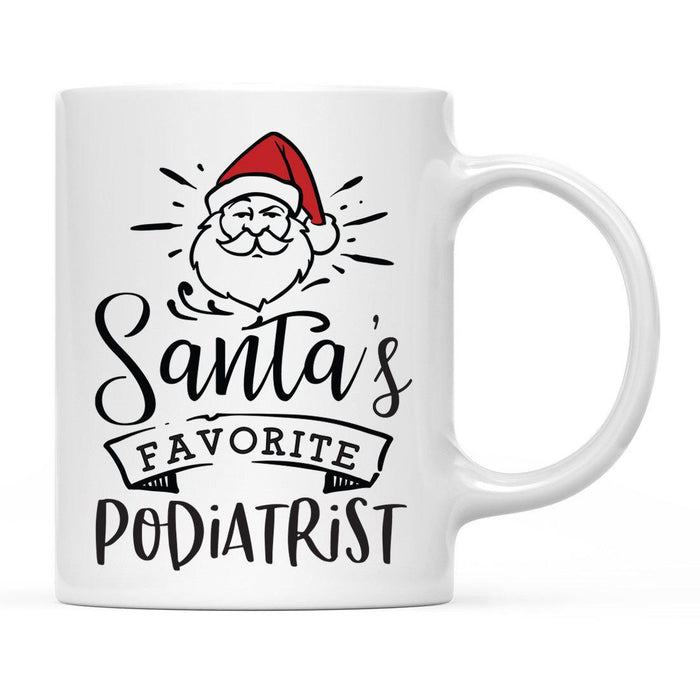 Santa's Favorite Medicine Coffee Mug Collection 2-Set of 1-Andaz Press-Podiatrist-