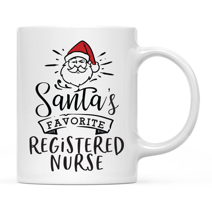 Santa's Favorite Medicine Coffee Mug Collection 2-Set of 1-Andaz Press-Registered Nurse-
