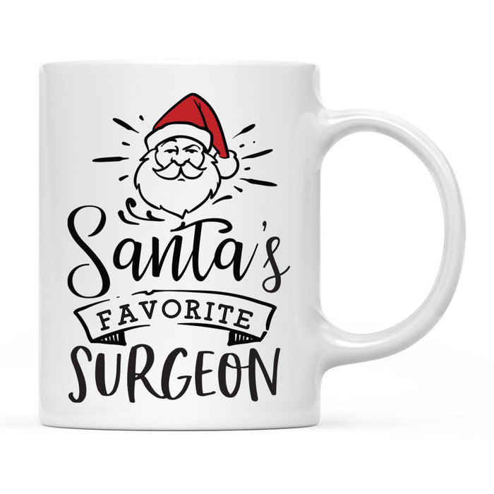 Santa's Favorite Medicine Coffee Mug Collection 2-Set of 1-Andaz Press-Surgeon-