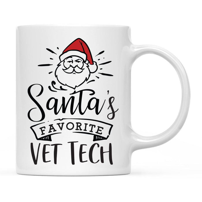 Santa's Favorite Medicine Coffee Mug Collection 2-Set of 1-Andaz Press-Vet Tech-
