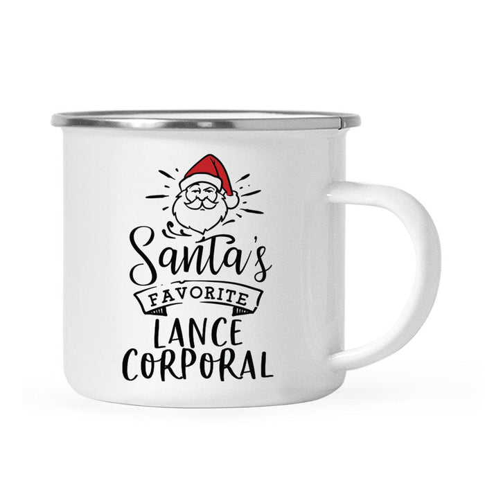 Santa's Favorite Military Campfire Mug Collection-Set of 1-Andaz Press-Cadet-