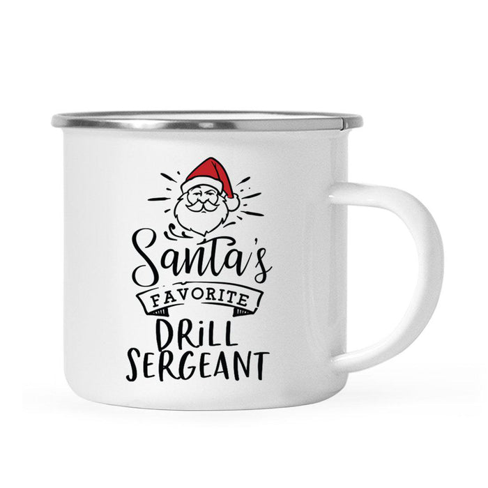 Santa's Favorite Military Campfire Mug Collection-Set of 1-Andaz Press-Cadet-