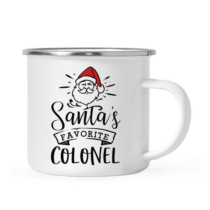 Santa's Favorite Military Campfire Mug Collection-Set of 1-Andaz Press-Colonel-