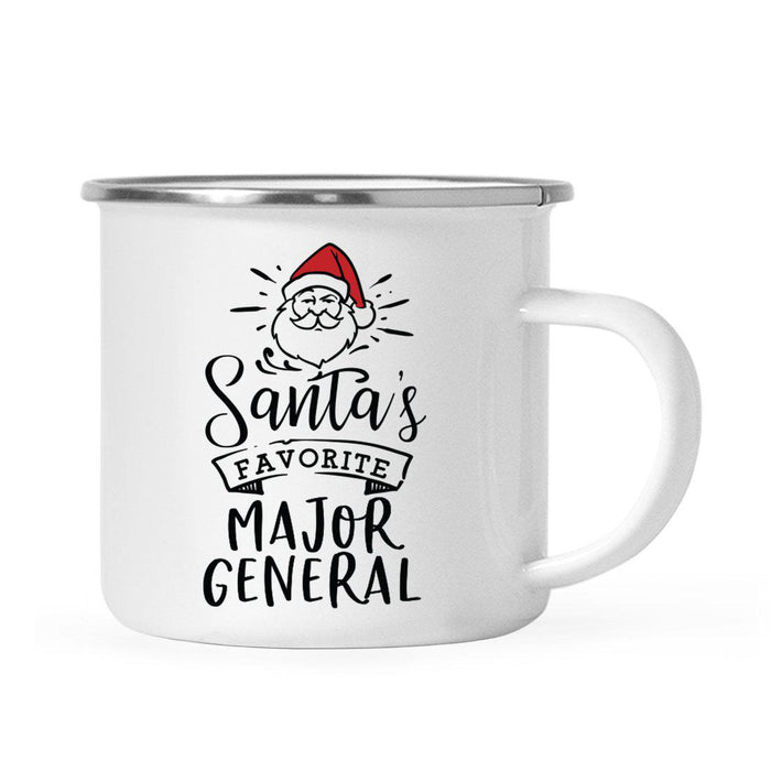 Santa's Favorite Military Campfire Mug Collection-Set of 1-Andaz Press-Major General-