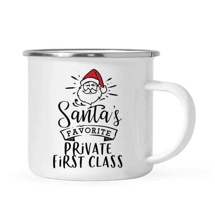 Santa's Favorite Military Campfire Mug Collection-Set of 1-Andaz Press-Private First Class-