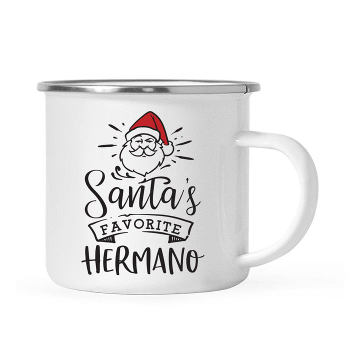 Santa's Favorite Spanish Family Campfire Mug Collection-Set of 1-Andaz Press-Hermano-