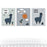 Scandinavian Hello Llama Kids Wall Art Collection-Set of 1-Andaz Press-Be Brave-