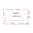 Script Blank Coupon Is Redeemable For Voucher Cards, Redeem Discount Small Business-Set of 100-Andaz Press-Script Design-