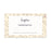 Script Blank Coupon Is Redeemable For Voucher Cards, Redeem Discount Small Business-Set of 100-Andaz Press-Makeup and Beauty-