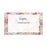 Script Blank Coupon Is Redeemable For Voucher Cards, Redeem Discount Small Business-Set of 100-Andaz Press-Pink and Neutral Roses-