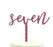 Script Number Glitter Acrylic Birthday Cake Toppers-Set of 1-Andaz Press-Gold-One-