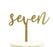 Script Number Glitter Acrylic Birthday Cake Toppers-Set of 1-Andaz Press-Gold-One-