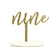 Script Number Glitter Acrylic Birthday Cake Toppers-Set of 1-Andaz Press-Gold-One-