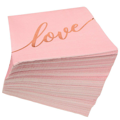 Scripted Love Cocktail Napkins-Set of 100-Andaz Press-