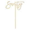 Seventy Laser Cut Wood Cake Topper-Set of 1-Andaz Press-