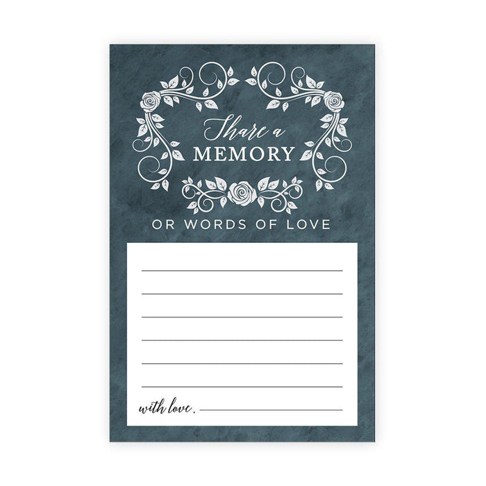Share a Memory Cards, Cards for Wedding, Celebration of Life, Life Memories Design 1-Set of 52-Andaz Press-Classic-