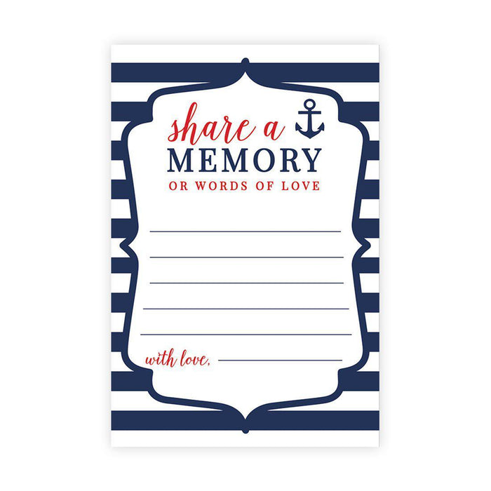 Share a Memory Cards, Cards for Wedding, Celebration of Life, Life Memories Design 1-Set of 52-Andaz Press-Classic-