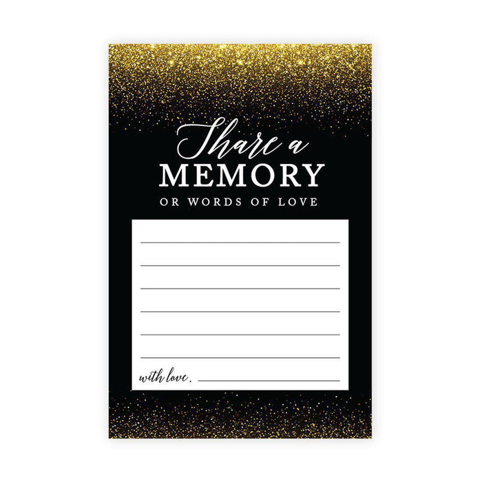 Share a Memory Cards, Cards for Wedding, Celebration of Life, Life Memories Design 1-Set of 52-Andaz Press-Classic-