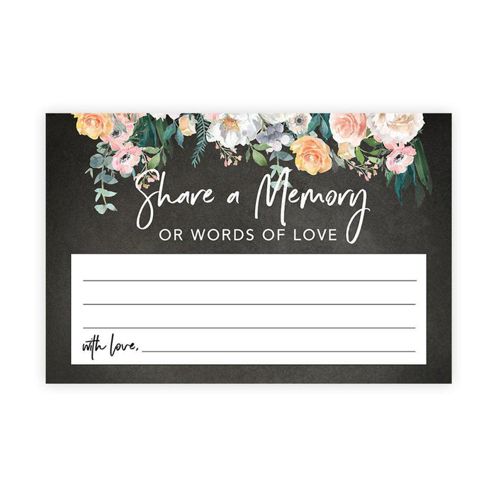 Share a Memory Cards, Cards for Wedding, Celebration of Life, Life Memories Design 1-Set of 52-Andaz Press-Classic-